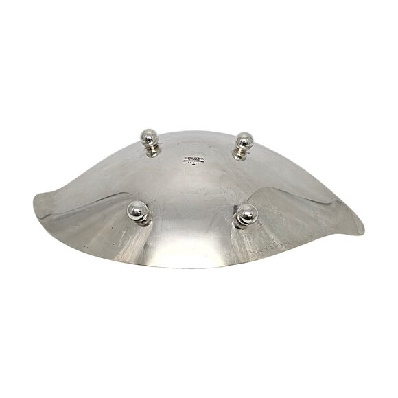 Tiffany & Co Sterling Silver Mid-Century 10" Leaf Footed Dish/Bowl 23346 #19275 - Picture 3 of 10